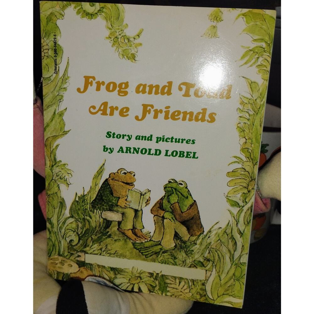 Vintage HTF Eden Frog & Toad Plush – 13" Arnold Lobel Storybook Character - Picture 2 of 4
